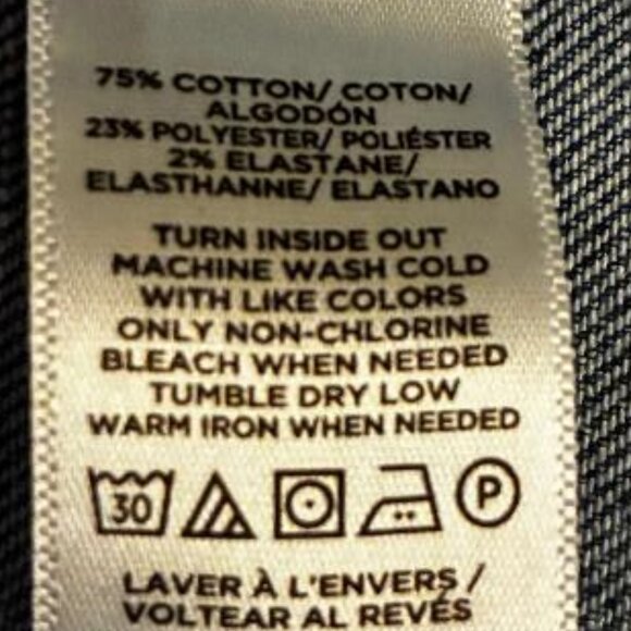 Ann Taylor Factory: The Mid Rise Straight Jeans Curvy Fit - Classic Wash - SZ 8 - Picture 8 of 8